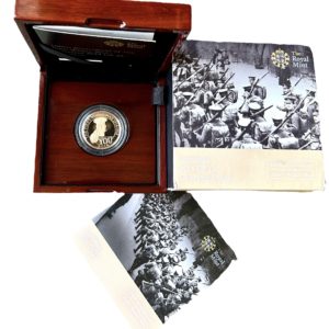2014 Gold Proof 2 Pounds (£2), 100th Anniversary Of The First World War - Lord Kitchener