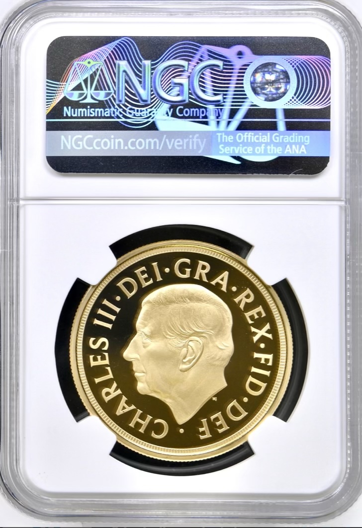 2026 Gold Proof Five Pounds Sovereign (£5) Yellow Gold George And Dragon NGC Graded PF70 Ultra Cameo - Image 2