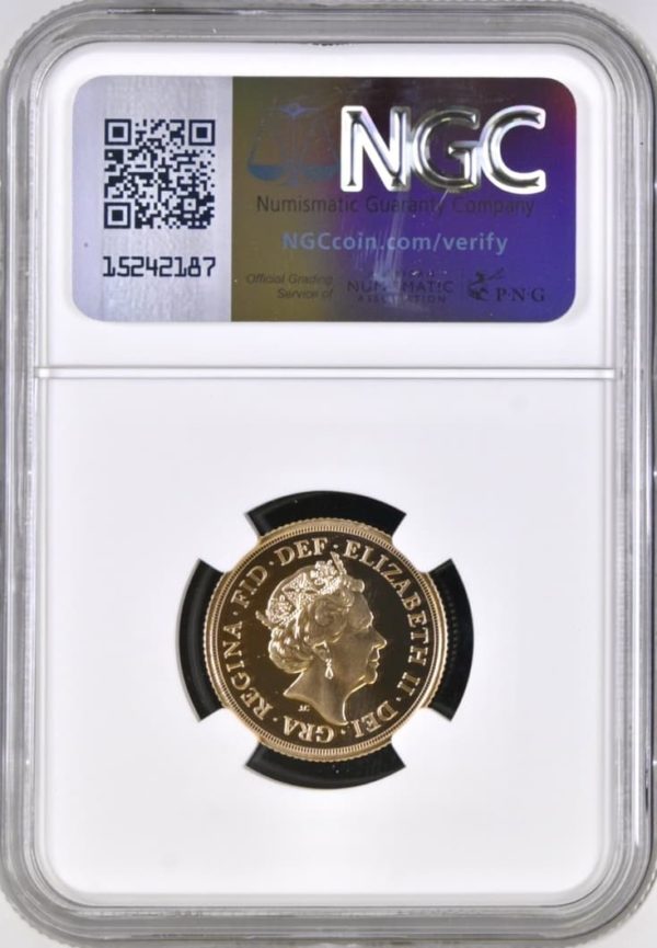 2015 Gold Sovereign, NGC Graded MS70 DPL - Image 2