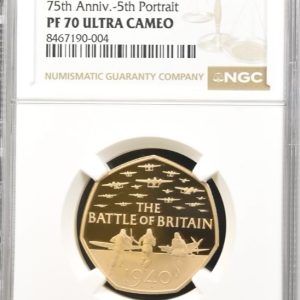 2015 Gold Proof 50p - Battle Of Britain