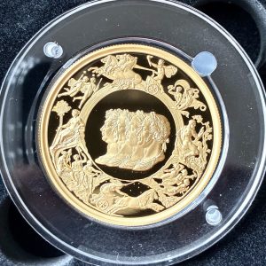 2024 Waterloo Medal - Allied Leaders, £200 Great Engravers - Gold Proof Two Ounce Coin.