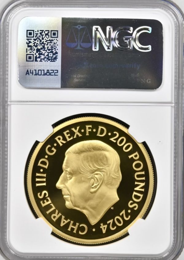 2024 Waterloo Medal - Allied Leaders, £200 Great Engravers Gold Proof Two Ounce Coin. NGC Graded PF70 Ultra Cameo - Image 2