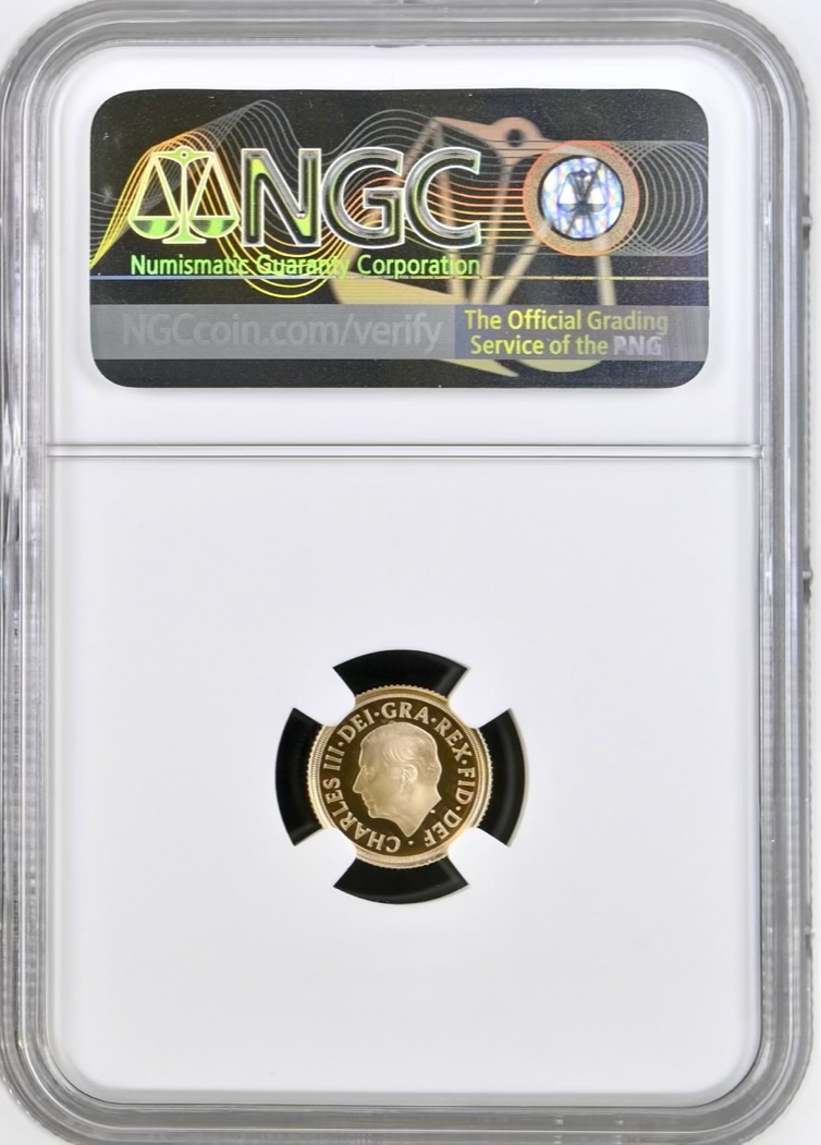 2022 Memorial Gold Proof Quarter Sovereign. NGC Graded PF70 Ultra Cameo - Image 2