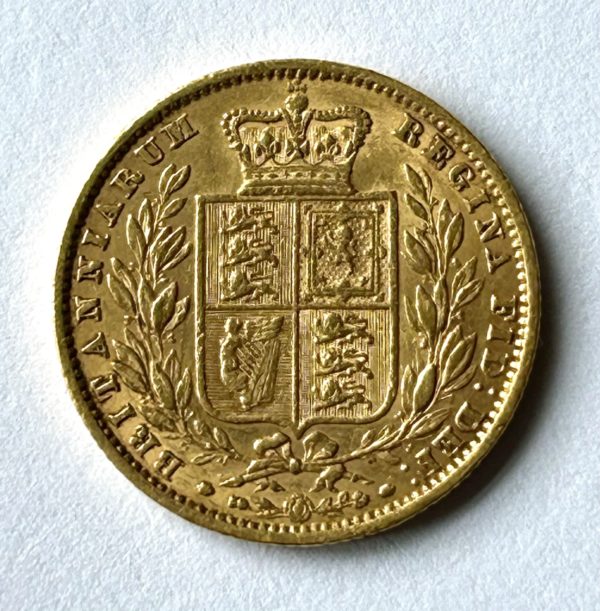1861 Gold Sovereign Shield - Image 2