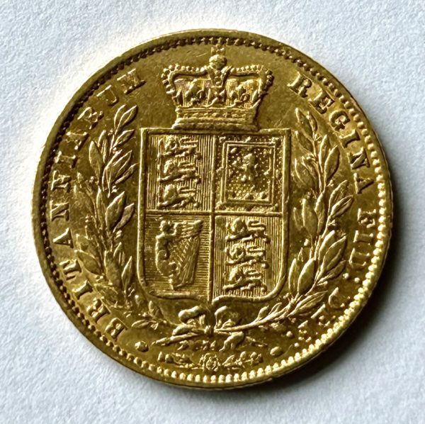 1866 Gold Sovereign Shield - Image 2