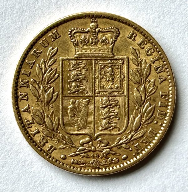 1869 Gold Sovereign Shield - Image 2