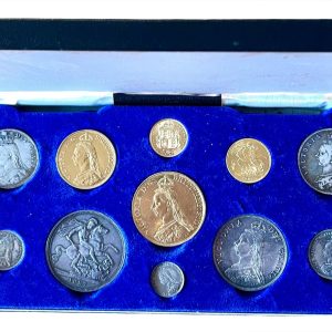 1887 Gold Specimen Set, Queen Victoria Jubilee