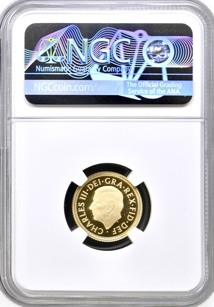 2026 Gold Proof Half Sovereign NGC Graded PF69 Ultra Cameo - Image 2