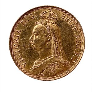 1887 Gold Double Sovereign (£2)