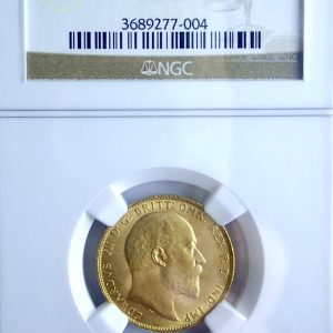 1905 Gold Sovereign, NGC Graded MS63