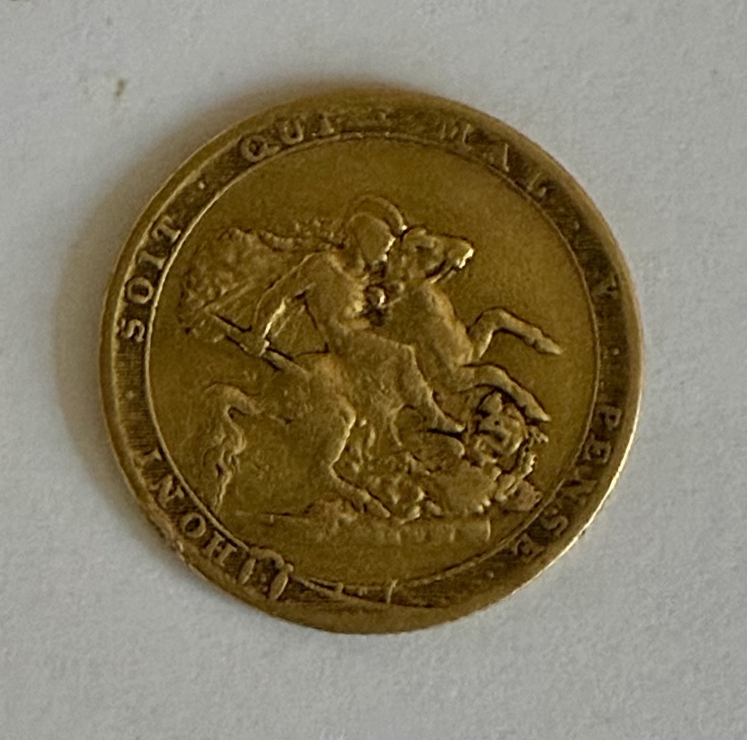 1820 Gold Sovereign