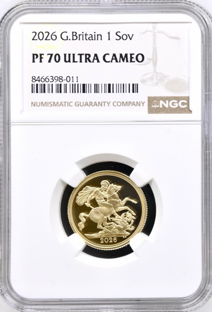2026 Gold Proof Four Coin Sovereign Set, NGC Graded PF70 Ultra Cameo - Image 4